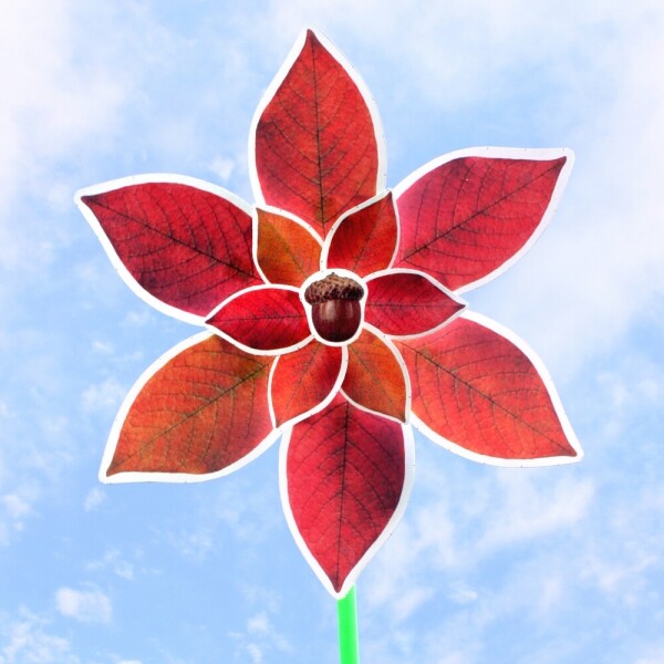 가을낙엽 바람개비 만들기