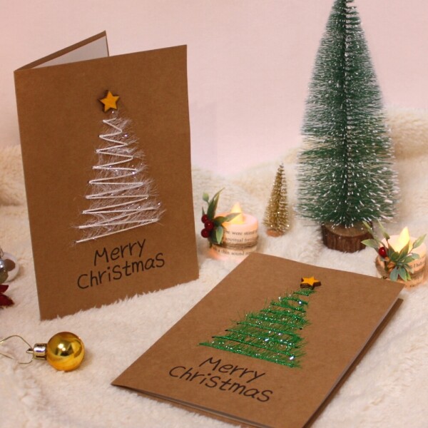 [산타가 준비한 크리스마스 기획전]크리스마스 스트링 트리카드만들기