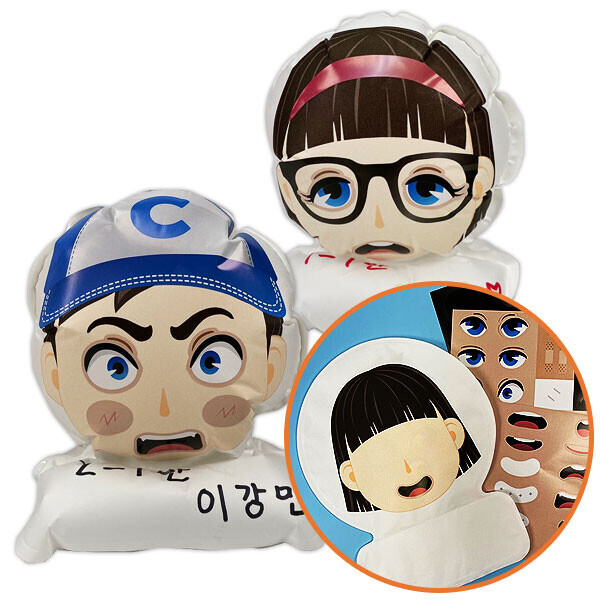 컬러룬 감정표현 표정 스티커 얼굴풍선