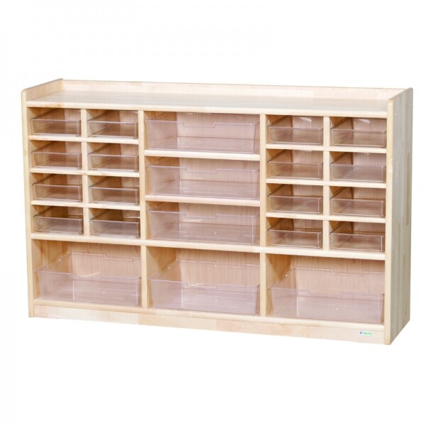 [수납·정리 필수템 기획전][본사] 시내그린 자작나무 조형영역장B S193, 1200*300*750mm