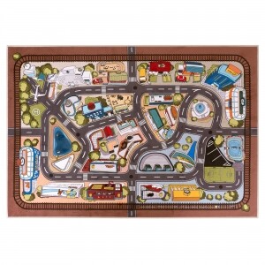 [본사] 르파파 NEW 자동차마을 대형매트 200x140 (아이방러그 놀이방매트)