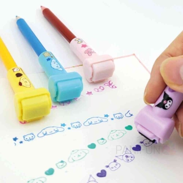 산리오 캐릭터즈 롤러 스탬프 2종