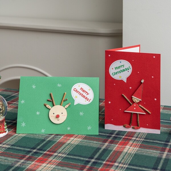 [산타가 준비한 크리스마스 기획전]크리스마스카드만들기 4종세트