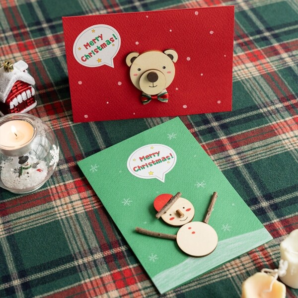 [산타가 준비한 크리스마스 기획전]크리스마스카드만들기 4종세트