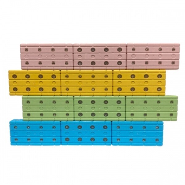 컬러풀 회전식 자석벽돌 대형 40pcs (개당/18x9x4.5cm)