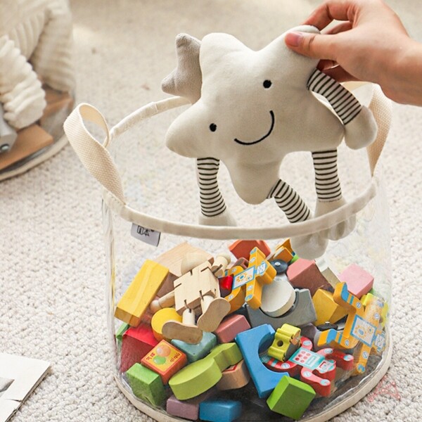 PVC 사각/원형 장난감 정리함