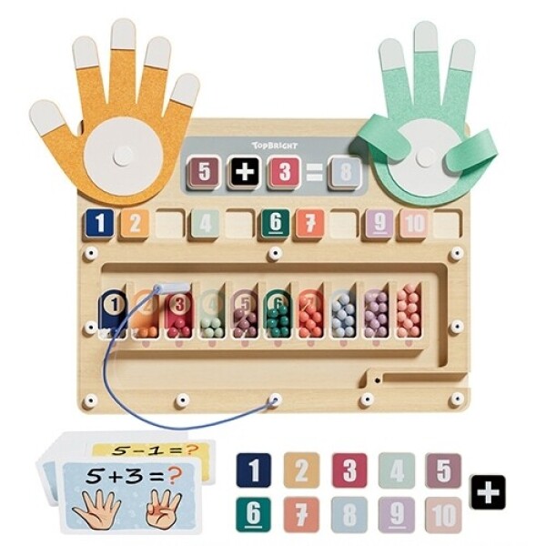 [탑브라이트] 핑거앤비즈 숫자학습놀이