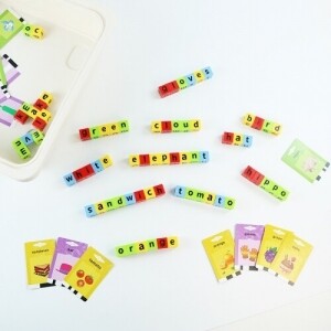 [활동영역별 기획전Ⅰ- 정적 영역] 영어자석큐브 145pcs