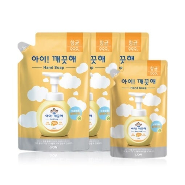 아이깨끗해 핸드워시 리필 450ml x 3개 + 200ml 리필
