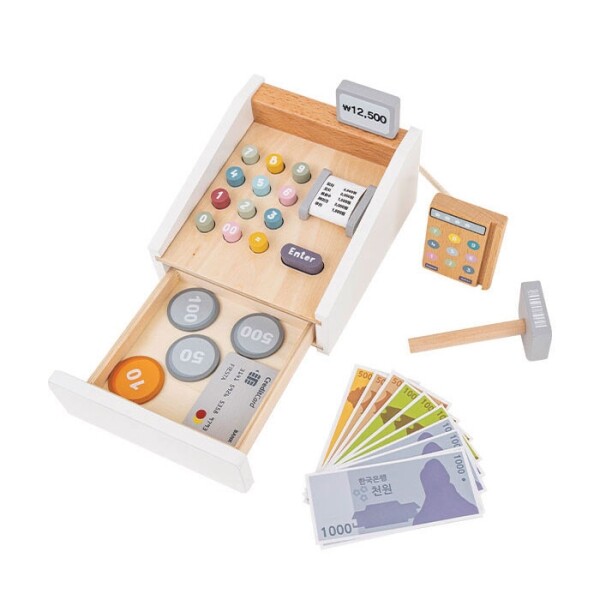  [겨울 놀이/만들기 기획전][본사] 피에스타 원목 소꿉놀이 계산기
