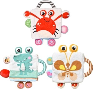 [본사] 티거헝겊딸랑이책3종(숲속/곤충/바다)