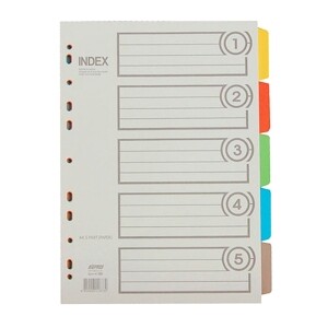 대흥 종이 인덱스 분류 A4 5세트
