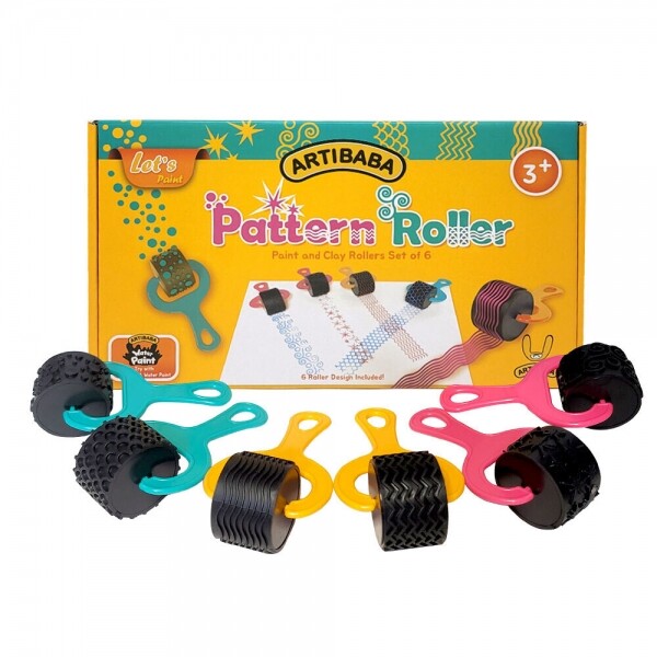 [미술활동/놀이 브랜드전] 아티바바 패턴롤러ㅣ클레이 모래 물감놀이