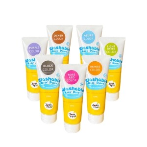 [리틀호안미로]워셔블페인트220ml 7색세트(98415set) (종류 선택가능)