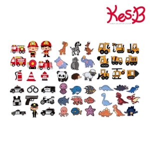 [캐스B]네이처 목욕놀이스티커6종 (종류 선택)