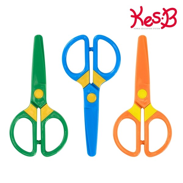 [캐스비]아트스쿨 양손안전가위(2822)(색상랜덤) (수량 선택 가능)