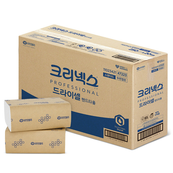 [유한킴벌리 기획전] 크리넥스 드라이셀 핸드타올 5000매 47223