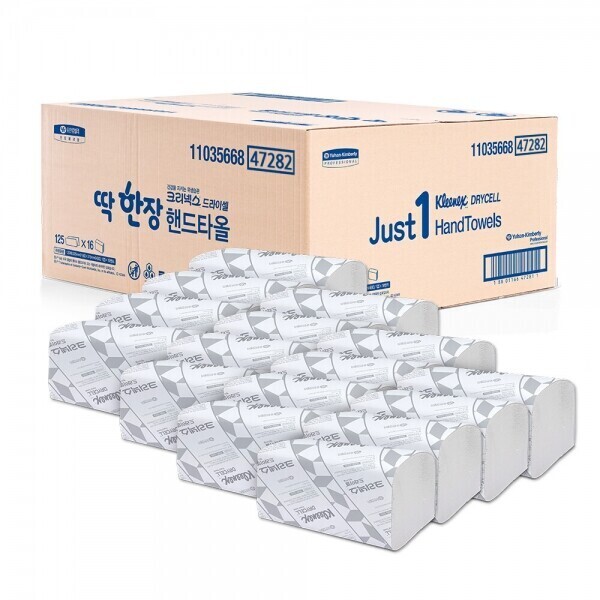 유한킴벌리 크리넥스 딱 한장 핸드타올 리필용 47282