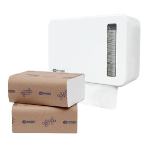 [안심 위생템 모음전] 크리넥스 드라이셀 핸드타올 프리미엄 2400매 + 전용용기 