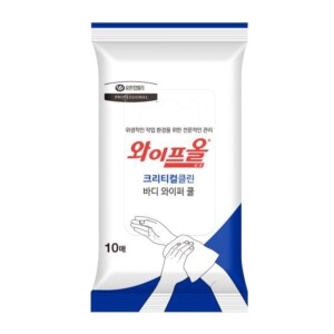 와이프올 크리티컬클린 바디 와이퍼 쿨 10매