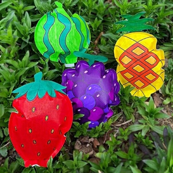 상큼한 과일 만들기 색칠풍선 12입 (6종 각2개)