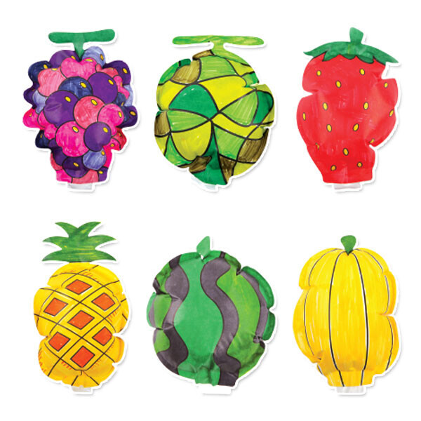 상큼한 과일 만들기 색칠풍선 12입 (6종 각2개)