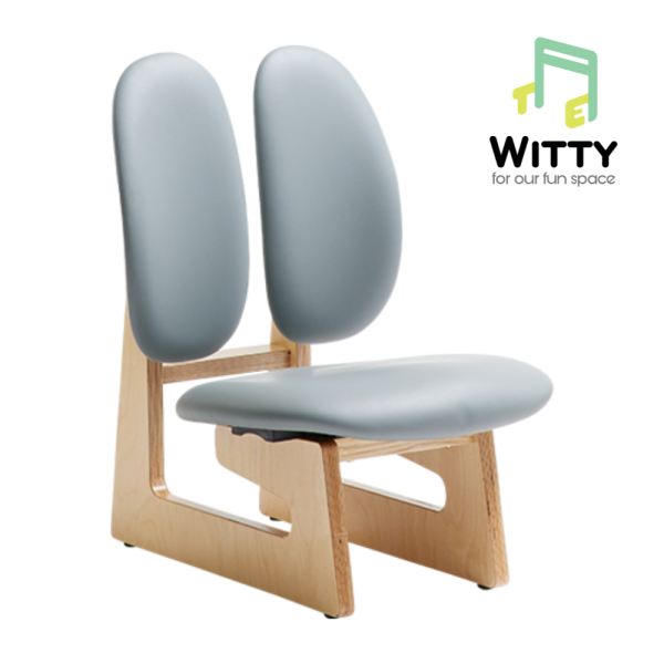 무궁유교 영아반 교사 의자 (듀오백 × 위티 로우체어)