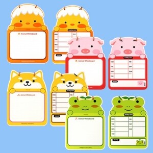 [만들기대장]화이트메모보드 양면 - 동물