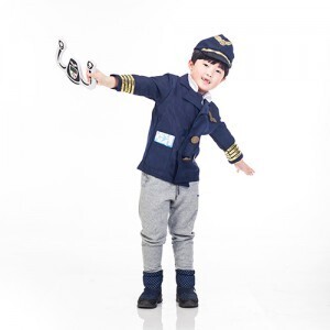 [본사]직업별역할놀이의상과소품세트-비행사