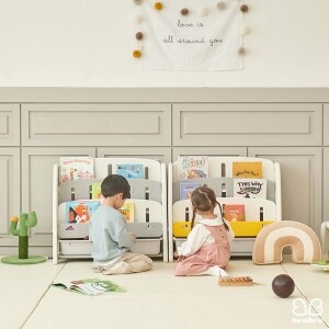 [본사] 베네베네 쁘띠 선인장 유아 아기 전면 책장 정리대